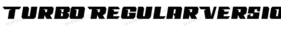 Turbo RegularVersion字体转换